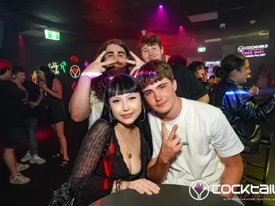 A professional photo of guests enjoying themselves at Cocktails Nightclub from our gallery.