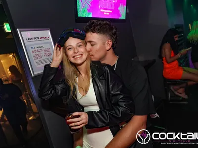 A professional photo of guests enjoying themselves at Cocktails Nightclub from our gallery.