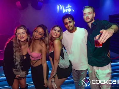 A professional photo of guests enjoying themselves at Cocktails Nightclub from our gallery.