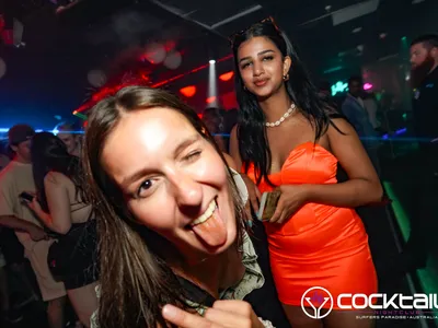 A professional photo of guests enjoying themselves at Cocktails Nightclub from our gallery.