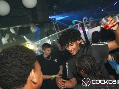 A professional photo of guests enjoying themselves at Cocktails Nightclub from our gallery.