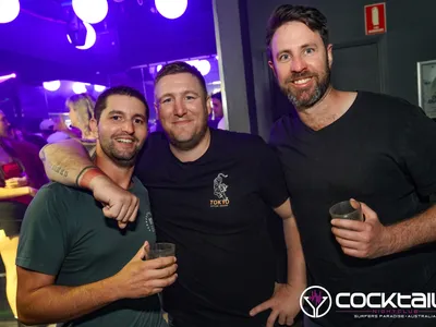 A professional photo of guests enjoying themselves at Cocktails Nightclub from our gallery.