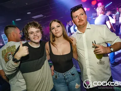 A professional photo of guests enjoying themselves at Cocktails Nightclub from our gallery.