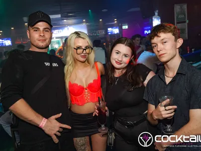 A professional photo of guests enjoying themselves at Cocktails Nightclub from our gallery.