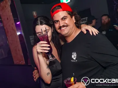 A professional photo of guests enjoying themselves at Cocktails Nightclub from our gallery.