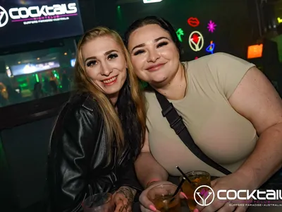 A professional photo of guests enjoying themselves at Cocktails Nightclub from our gallery.