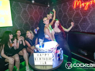 A professional photo of guests enjoying themselves at Cocktails Nightclub from our gallery.