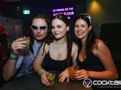 A professional photo of guests enjoying themselves at Cocktails Nightclub from our gallery.