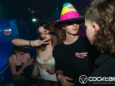 A professional photo of guests enjoying themselves at Cocktails Nightclub from our gallery.