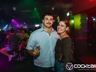 A professional photo of guests enjoying themselves at Cocktails Nightclub from our gallery.