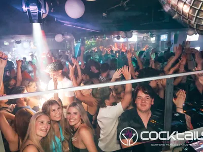 A professional photo of guests enjoying themselves at Cocktails Nightclub from our gallery.