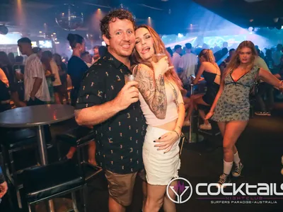 A professional photo of guests enjoying themselves at Cocktails Nightclub from our gallery.