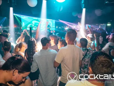 A professional photo of guests enjoying themselves at Cocktails Nightclub from our gallery.