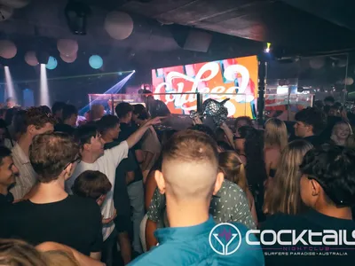 A professional photo of guests enjoying themselves at Cocktails Nightclub from our gallery.