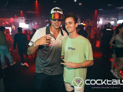 A professional photo of guests enjoying themselves at Cocktails Nightclub from our gallery.