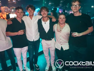 A professional photo of guests enjoying themselves at Cocktails Nightclub from our gallery.