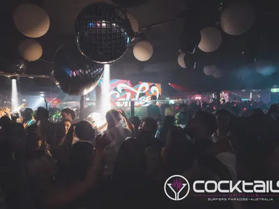 A professional photo of guests enjoying themselves at Cocktails Nightclub from our gallery.