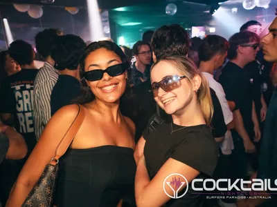 A professional photo of guests enjoying themselves at Cocktails Nightclub from our gallery.