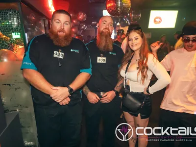 A professional photo of guests enjoying themselves at Cocktails Nightclub from our gallery.