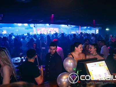 A professional photo of guests enjoying themselves at Cocktails Nightclub from our gallery.