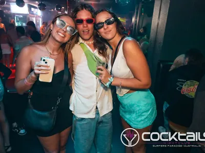 A professional photo of guests enjoying themselves at Cocktails Nightclub from our gallery.