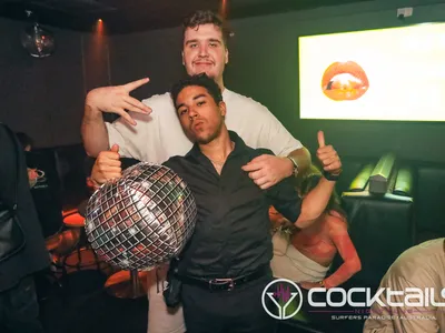 A professional photo of guests enjoying themselves at Cocktails Nightclub from our gallery.