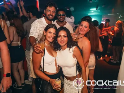 A professional photo of guests enjoying themselves at Cocktails Nightclub from our gallery.