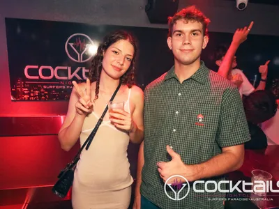 A professional photo of guests enjoying themselves at Cocktails Nightclub from our gallery.