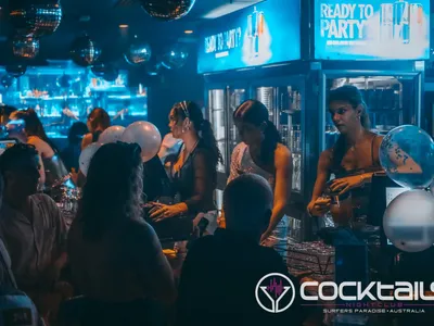 A professional photo of guests enjoying themselves at Cocktails Nightclub from our gallery.