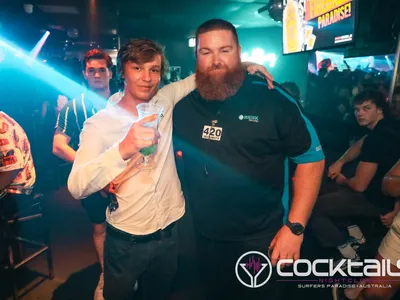 A professional photo of guests enjoying themselves at Cocktails Nightclub from our gallery.