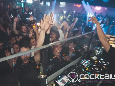 A professional photo of guests enjoying themselves at Cocktails Nightclub from our gallery.