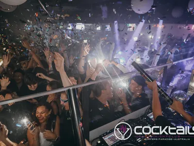 A professional photo of guests enjoying themselves at Cocktails Nightclub from our gallery.