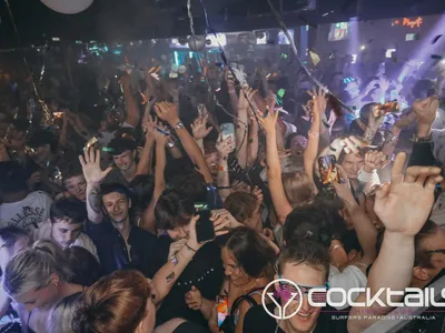 A professional photo of guests enjoying themselves at Cocktails Nightclub from our gallery.