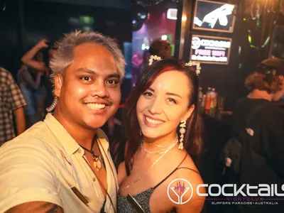 A professional photo of guests enjoying themselves at Cocktails Nightclub from our gallery.