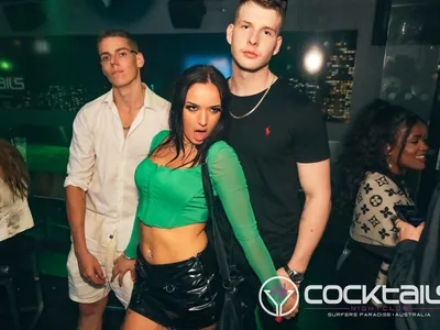 A professional photo of guests enjoying themselves at Cocktails Nightclub from our gallery.