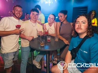 A professional photo of guests enjoying themselves at Cocktails Nightclub from our gallery.