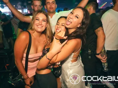 A professional photo of guests enjoying themselves at Cocktails Nightclub from our gallery.