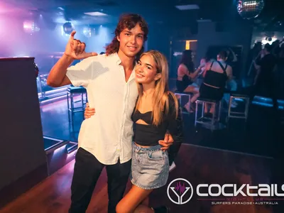 A professional photo of guests enjoying themselves at Cocktails Nightclub from our gallery.