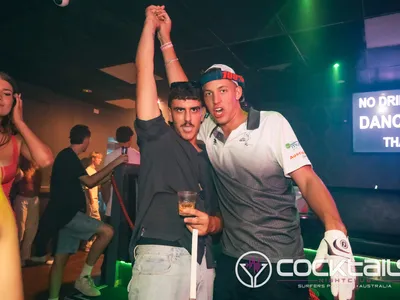 A professional photo of guests enjoying themselves at Cocktails Nightclub from our gallery.