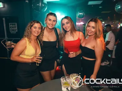 A professional photo of guests enjoying themselves at Cocktails Nightclub from our gallery.