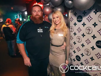 A professional photo of guests enjoying themselves at Cocktails Nightclub from our gallery.