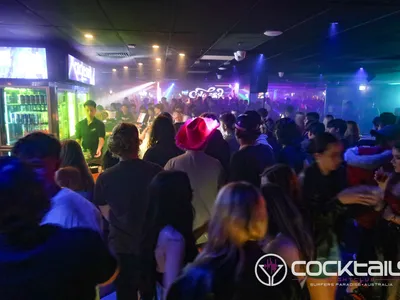 A professional photo of guests enjoying themselves at Cocktails Nightclub from our gallery.