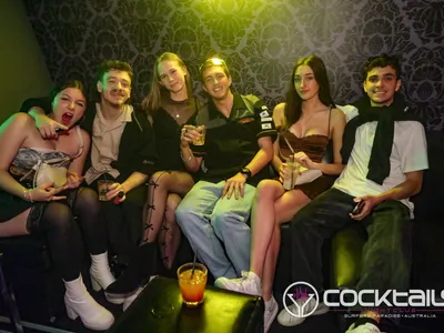 A professional photo of guests enjoying themselves at Cocktails Nightclub from our gallery.