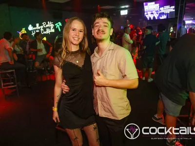 A professional photo of guests enjoying themselves at Cocktails Nightclub from our gallery.