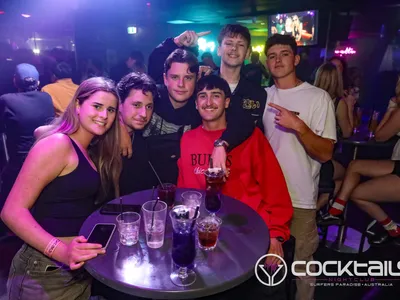 A professional photo of guests enjoying themselves at Cocktails Nightclub from our gallery.