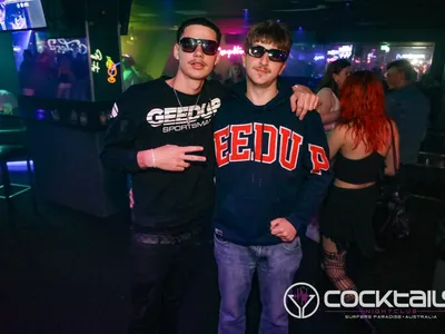 A professional photo of guests enjoying themselves at Cocktails Nightclub from our gallery.