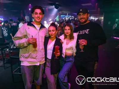 A professional photo of guests enjoying themselves at Cocktails Nightclub from our gallery.