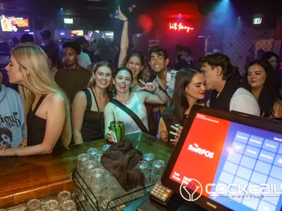 A professional photo of guests enjoying themselves at Cocktails Nightclub from our gallery.