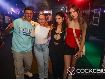 A professional photo of guests enjoying themselves at Cocktails Nightclub from our gallery.