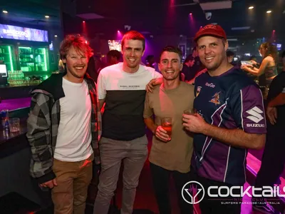 A professional photo of guests enjoying themselves at Cocktails Nightclub from our gallery.